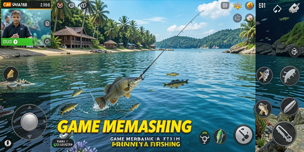 Gameplay memancing yang realistis dan menyenangkan di CANVA168.