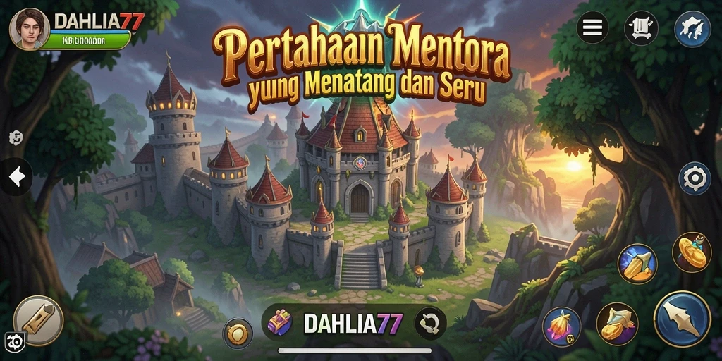 Gameplay seru DAHLIA77 dengan strategi menara dan pertahanan.