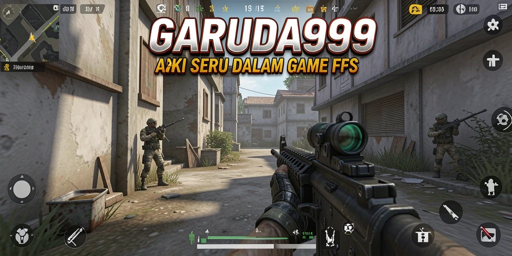 Screenshot menunjukkan aksi mendebarkan di <strong>GARUDA999</strong> saat pertempuran berlangsung.
