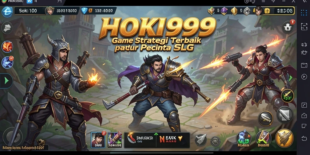 Tampilan gameplay HOKI99 yang mendebarkan dan penuh strategi.