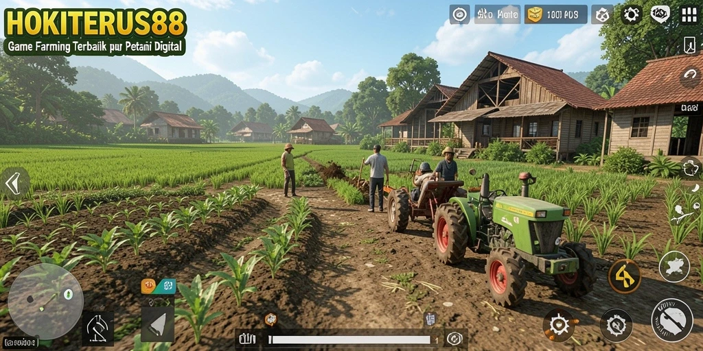 Gameplay HOKITERUS88 yang mengasyikkan dengan kegiatan bertani.