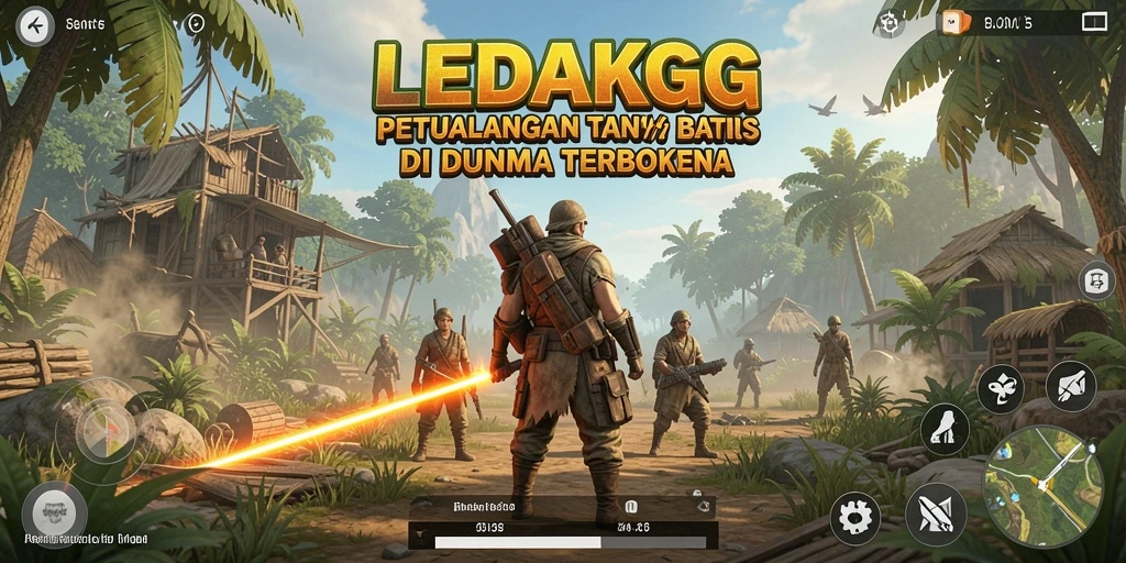 Gameplay seru dalam dunia terbuka LEDAKGG, eksplorasi tanpa batas.