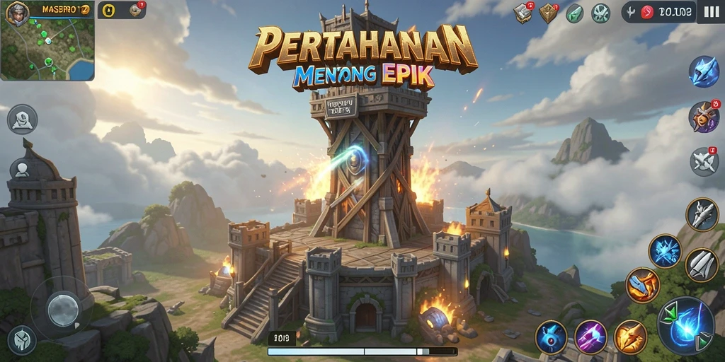 Screenshot dari gameplay menegangkan di MASBRO12.
