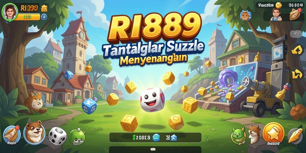 Screenshot gameplay RI889 menampilkan tantangan puzzle yang menarik.