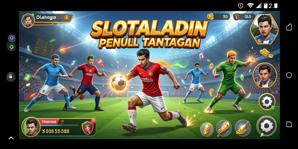 Tampilan menarik dari permainan olahraga SLOTALADIN yang mendebarkan.